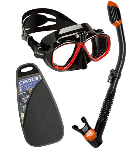 Cressi Action Set Kit de randonnée Aquatique Mixte