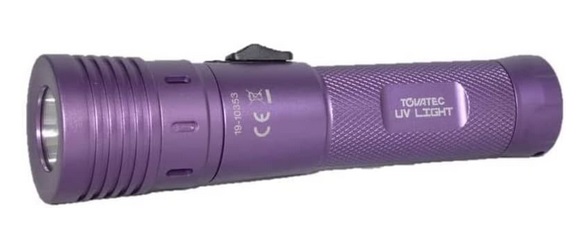Tovatec Compact Waterproof Scuba Diving Underwater 395NM LED UV Light