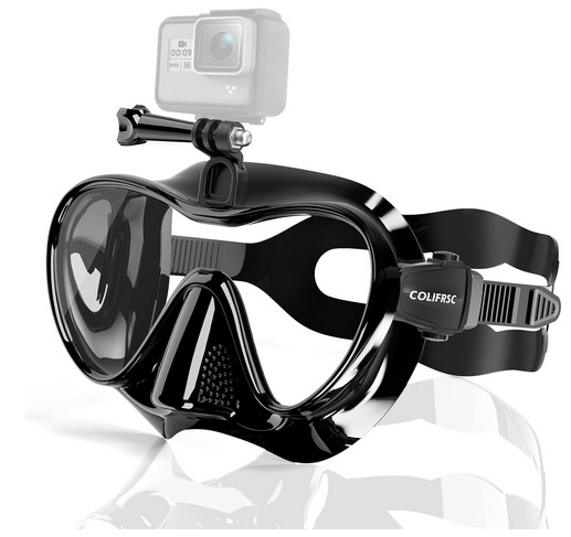 Diving Mask with Mount for Gopro