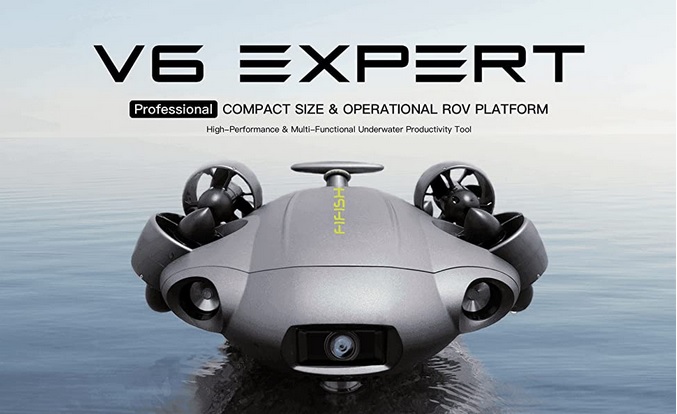 QYSEA FIFISH V6 Expert M200 Underwater Drone,