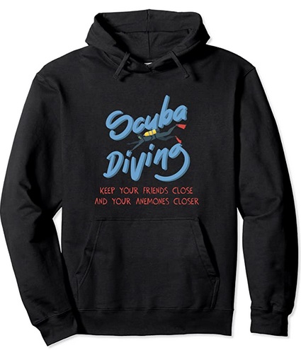 Diver Hoodie keep your friends close