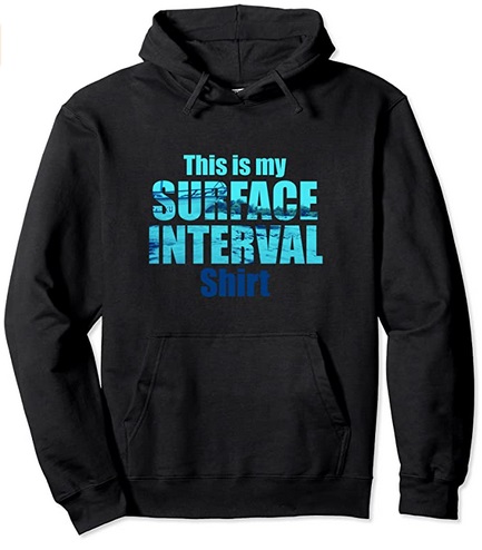 Diver Hoodie surface interval