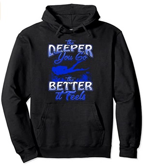 Diver Hoodie the deeper the better