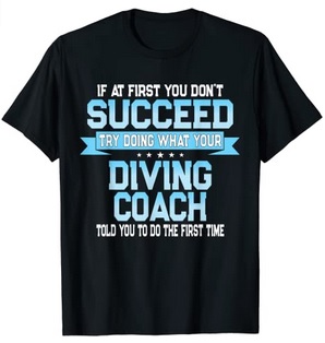 Diver T-Shirt Diving Coach