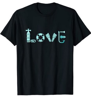 Diver T-Shirt Love Scuba