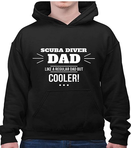 Taucher Hoodie Scuba Diving Dad