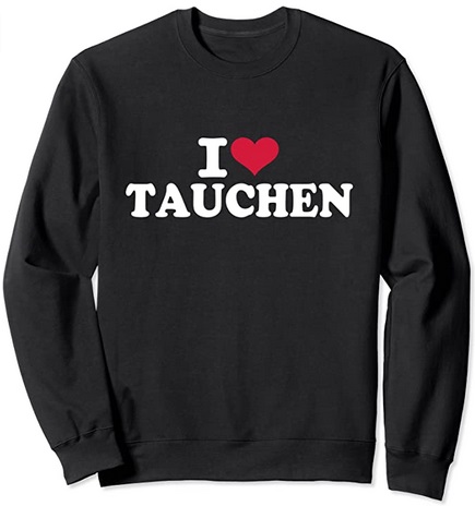 Taucher Pullover I love Tauchen