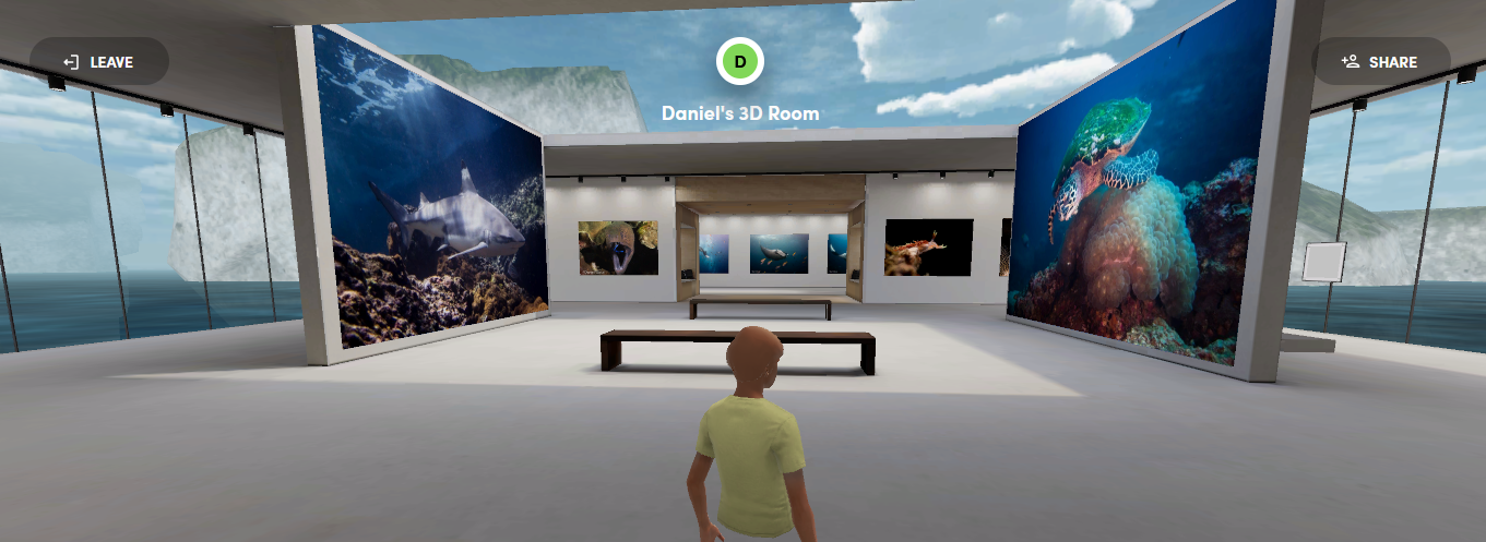 Virtuelle Unterwassergalerie